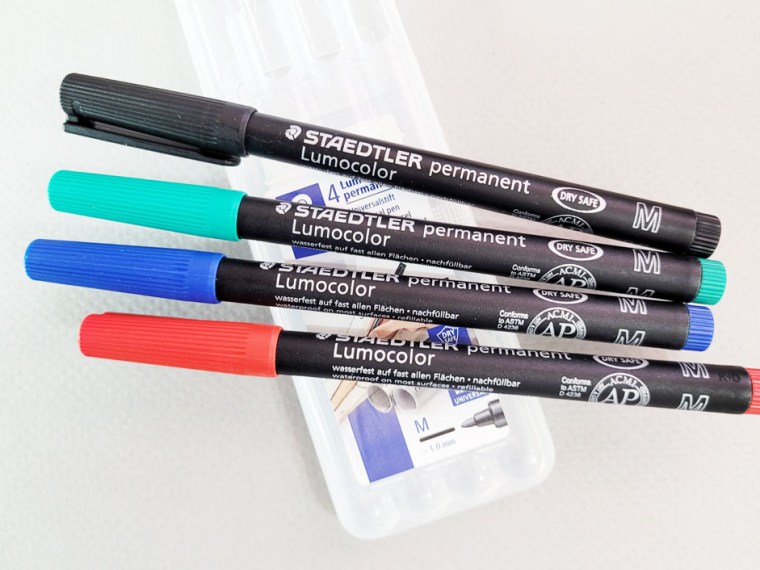 Pen Review: Staedtler Lumocolor Permanent Markers