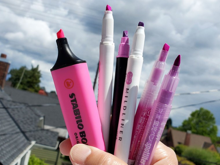 Highlighter Review: JetPens Highlighter Sampler