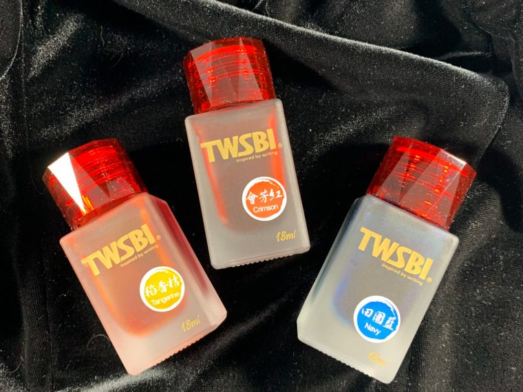 Ink Review: TWSBI Tangerine, Navy, and Crimson