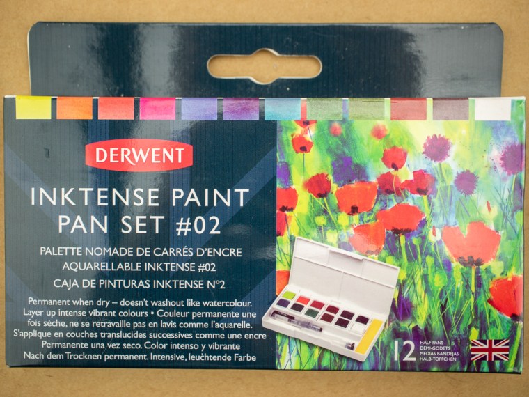 Art Supply Review: Derwent Inktense Paint Pan Set