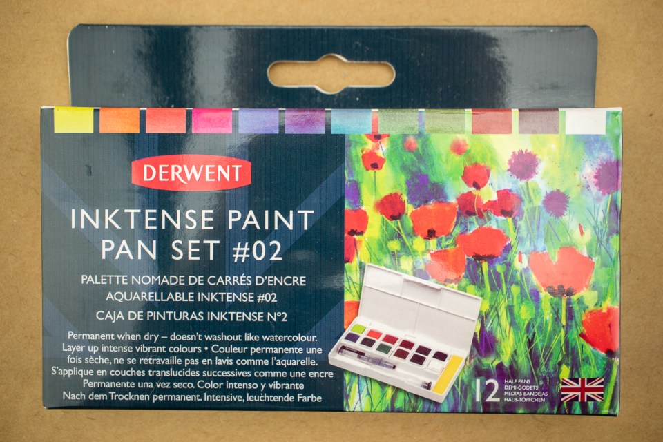 Art Supply Review: Derwent Inktense Paint Pan Set