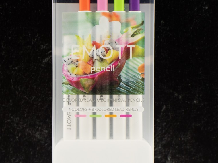 Pencil Review: Uni EMOTT 0.9 mm 4-Color Mechanical Pencil Set – Tropical