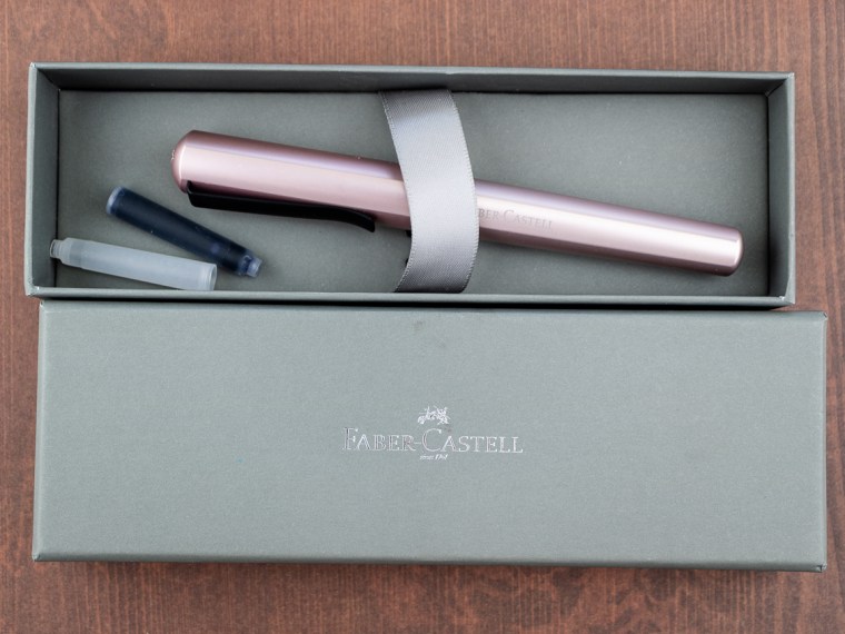Fountain Pen Review: Faber-Castell Hexo Rose Gold (Medium Nib)