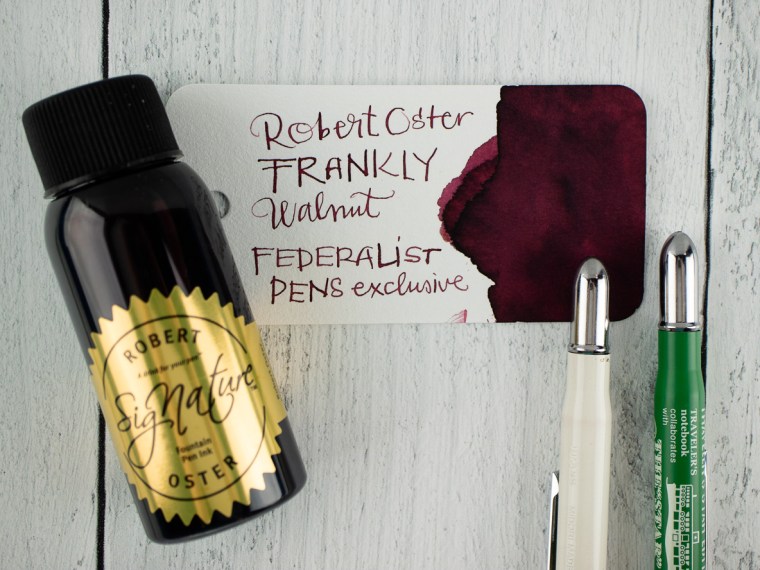 Ink Preview: Robert Oster Frankly Walnut (Federalist Pens Exclusive)