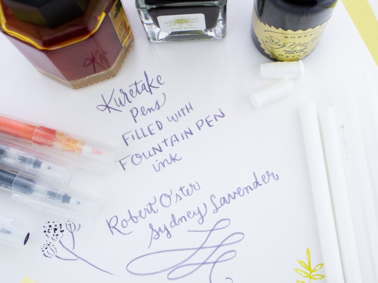 Kuretake Karappo Empty Brush & Felt Tip Pens (Set of 5)