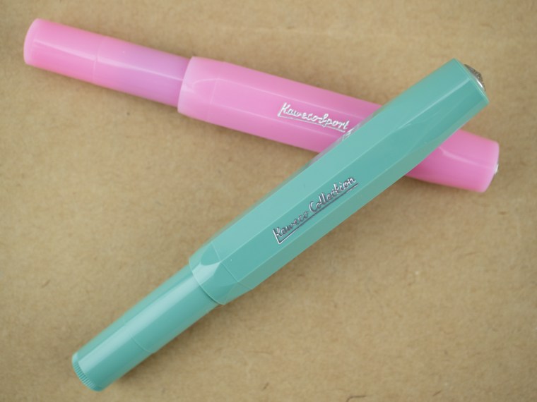 Mini-Review: Kaweco Sage Fountain Pen (& Frosted Blush Pitaya)