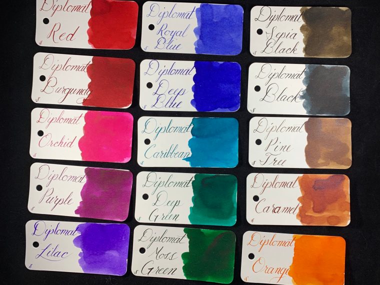 Ink Review: Diplomat inks