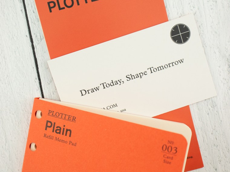 Notebook Review: Plotter 03 Plain Card Size