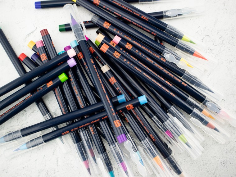 Pen Review: Sai Watercolor Brush Pens (Set of 30)
