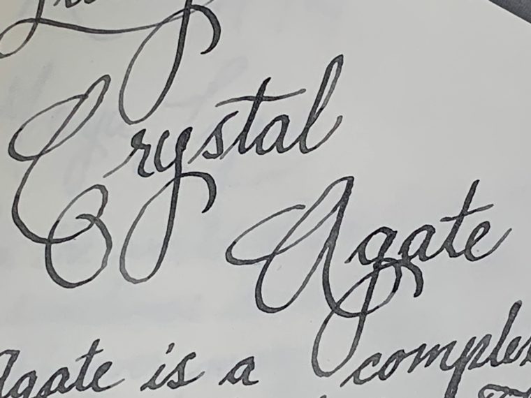 Ink Review: Lamy Crystal Agate