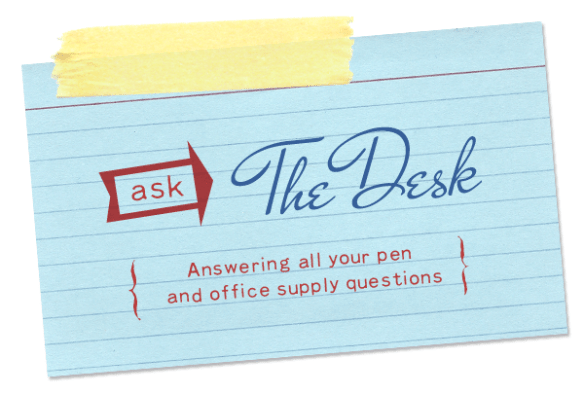 Ask the Desk: Refills, Sharpeners & Stamp Pads